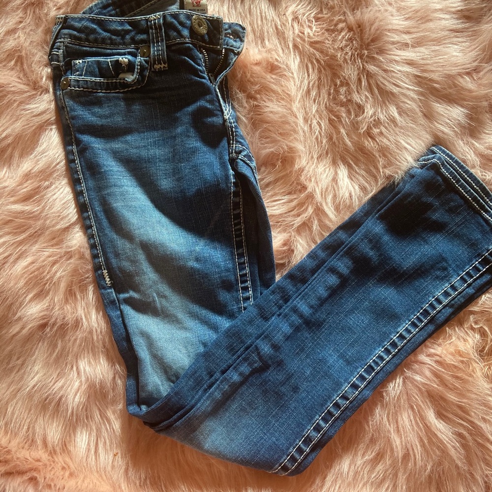 Women’s True Religion straight leg jeans size 4